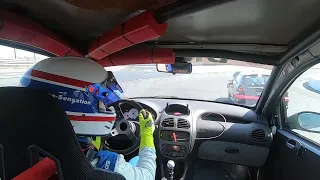 Peugeot 206 gti cup Zandvoort 8-7-2023 race 1 (tot rode vlag)