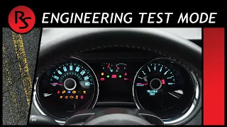 How to Access Engineering Test Mode (2010-2014 Mustang)