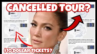 JENNIFER LOPEZ TEAM WANTS TO CANCEL TOUR? (MAJOR LOW TICKET SALES)?