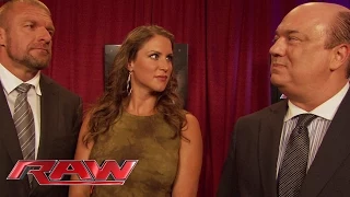 Paul Heyman discusses a "Plan C" for WWE Battleground: Raw, July 14, 2014