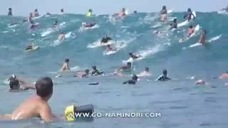 SURFING HAWAII: BIG PIPELINE FIRST SWELL! [ハワイ:パイプライン]