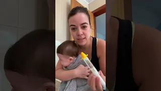 Como fazer lavagem nasal com soro fisiológico em bebês - Dra. Mellissa, Pediatra e mãe do Josué