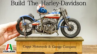 イタレリ ハーレーダビッドソンを作る Build The Italeri Harley Davidson Bobber Captain America