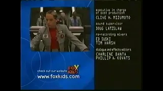 Fox Kids split screen credits [November 4, 1998]