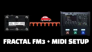 [줄쟁이]FRACTAL FM3 MIDI control 설정하기
