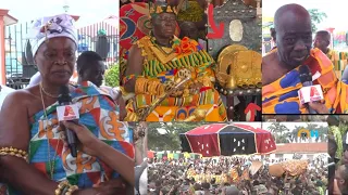 Worawora Community's Vibrant Presence at Manhyia Palace Honoring Otumfuor 25th Anniversary in Kumasi