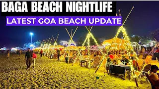 Goa | Baga Beach Goa Night Party | Baga Beach Nightlife in April | Goa Vlog 2024 |