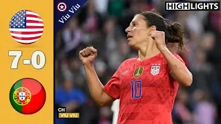 USA vs Portugal 7-0 Goals & Extended Highlights | 2 Games 2019