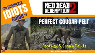 Perfect Cougar Pelt - Spawn Locations and Audio Guide - Idiots Guide to RDR2