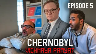 CHERNOBYL EPISODE 5 | REACTION | Vichnaya Pamyat