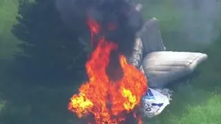 Blimp crashes at the U.S. Open