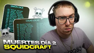 RODRIGO QUESADA REACCIONA A TODAS LAS MUERTES DEL SEGUNDO DIA EN LOS SQUID CRAFT GAMES