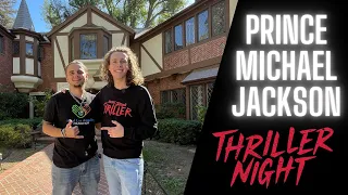 Prince Michael Jackson Talks THRILLER Halloween Party & Gives a House Tour