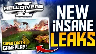 Helldivers 2 NEW crazy LEAKS! - Super Earth New Planet Gameplay, BIGGEST Enemy YET - All New Info