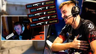 "when NiKo goes onetap.rage" - CS:GO FUNNY RAGE & PRO MOMENTS | STREAM HIGHLIGHTS