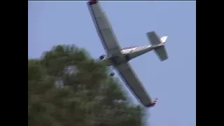 Cessna 188 AG Truck spraying cotton field