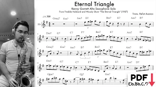 Kenny Garrett - "Eternal Triangle" (Sonny Stitt) Alto Sax Transcription