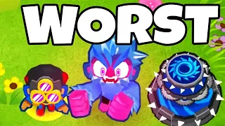 YOU VOTED! Worst 5th Tiers Beat Chimps Mode? #btd