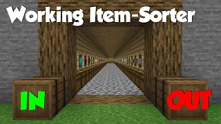 How to build an ITEM SORTER! [Minecraft]