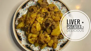 Liver + potatoes TASTY / HOW to cook LIVER with potatoes