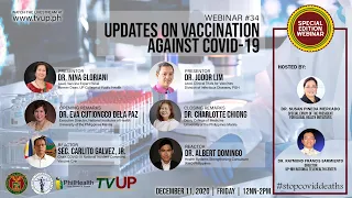 Webinar #34 | “Updates on Vaccination Against COVID-19”