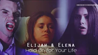 ●AU || Elijah & Elena || Hold On for Your Life (for Zed)