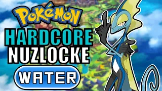 CAN I BEAT A POKÉMON SWORD HARDCORE NUZLOCKE WITH WATER TYPES ONLY? (no items, no overleveling)