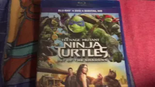 Unboxing Teenage Mutant Ninja Turtles Out of The Shadows Blu-Ray/DVDs/Digital