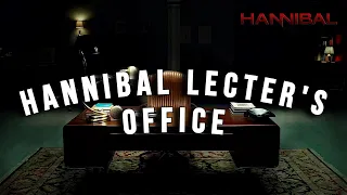 Hannibal Lecter's Office 🔪 Hannibal Ambience 🏢 |  Writing, drawing, music — 1 Hour ASMR