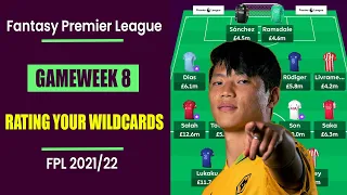 FPL Gameweek 8: Rating Your Wildcards | Fantasy Premier League Tips 2021/22