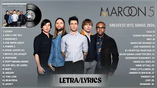 Maroon 5 Full Album 2024 (Lyrics) - Best Songs Collection 2024 - Greatest Hits Songs Playlist 2024