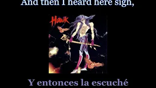 Hawk - Fades So Fast - 02 - Lyrics / Subtitulos en español (Nwobhm) Traducida