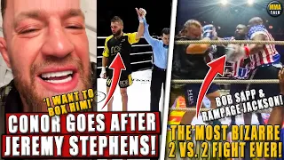 Conor McGregor CALLS OUT 'Who the fook is that guy' Jeremy Stephens!REACTIONS to Pettis vs Roy Jones