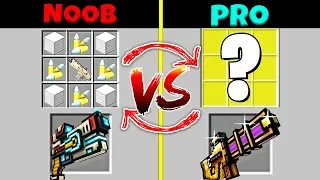 Minecraft Battle: NOOB vs PRO: SWAPPED GUN CHALLENGE / Animation Compilation