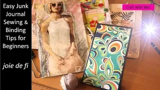 Easy Junk Journal Sewing And Binding Tips For Beginners