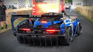 McLaren Senna GTR Acceleration, Exhaust Sound and Fly By at Goodwood FOS 2019