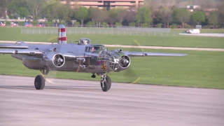 B-25 Arrivals at NMUSAF for 75th Anniversary of the Doolittle Tokyo Raid