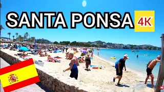 ⁴ᴷ SANTA PONSA walking tour, Mallorca, Balearic Islands, Spain 🇪🇸 (Majorca) 4K