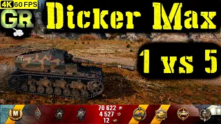 World of Tanks Dicker Max Replay - 10 Kills 2.7K DMG(Patch 1.4.0)