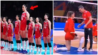 Almost 200cm Tall Volleyball Player Zehra Gunes !!!