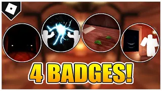 DOORS - How to get INTERCONNECTED, IT STARES BACK, HERB OF VIRIDIS & IN PLAIN SIGHT BADGES! [ROBLOX]