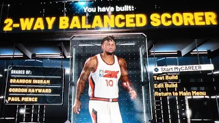 NBA 2K22 2-Way Balanced Scorer SF with 20 HOF Shooting Badges current gen