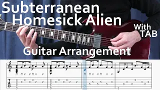 Radiohead (Subterranean Homesick Alien | Play-Along Tab | Guitar Arrangement)