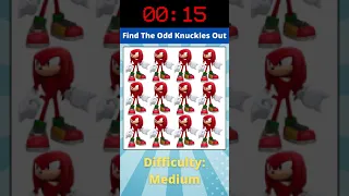 Find The Odd Sonic Out #3 Eye Test | 98% Fail | Find Odd One Out | #shorts #howgoodareyoureyes