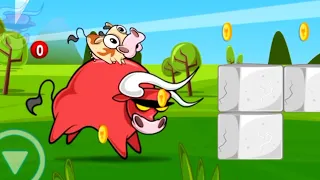 ☑️Run Cow Run - Gameplay in Android Max Levels