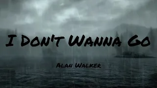 Alan Walker - I Don't Wanna Go (Lyrics) ft. Julie Bergan | benny blanco, Halsey, Khalid (Mix) 🌧