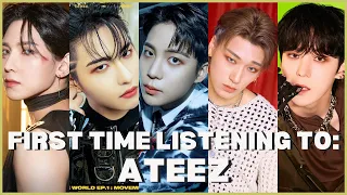 FIRST TIME LISTENING TO ATEEZ | ATEEZ - "Halazia" + "Guerrilla" + "Cyberpunk" + "Mist" + "Bouncy"