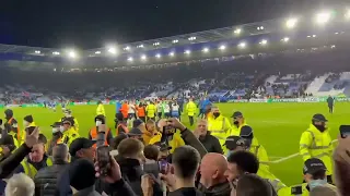 Tottenham Fans at Leicester