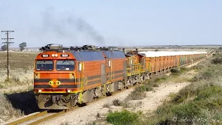 Narrow Gauge Gypsum Trains on South Oz's West Coast