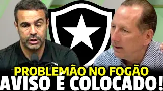 ARTUR JORGE É AVISADO: PROBLEMÃO ENCONTRADO NO BOTAFOGO! AGORA É A HORA!